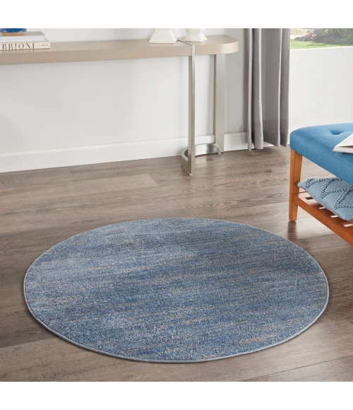 Nourison Essentials Area Rug NRE01-Blue/Grey