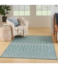 Nourison Positano Aqua POS02 5 ft. X 7 ft. Rect. Rug