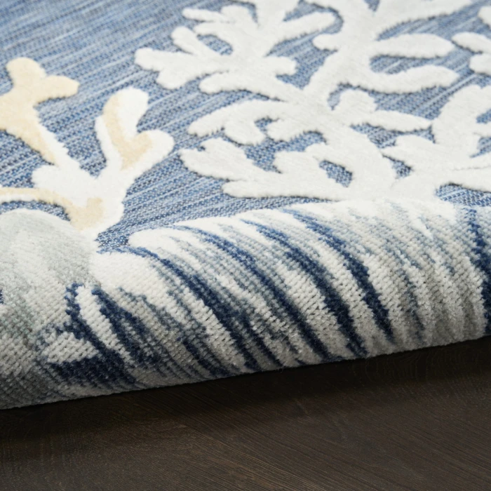 Nourison Home Suncoast Blue SNC04 2ft. x 6ft. Rect. Rug