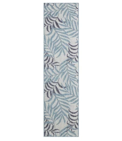 Nourison Home Garden Oasis GOA01 Blue 2 ft. X 6 ft. Area Rug