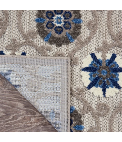 Nourison Aloha Runner Area Rug ALH19-Grey/Blue