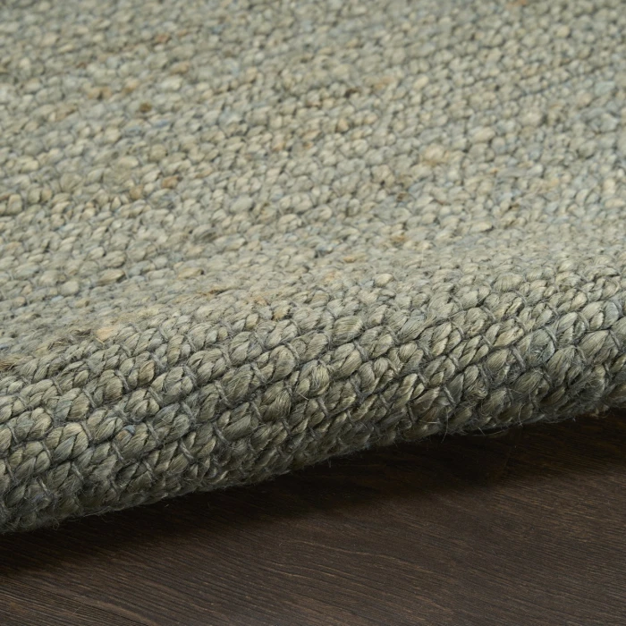 Nourison Home Natural Jute Green NJT01 2ft. x 6ft. Rect. Rug