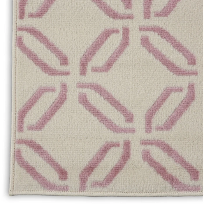Nourison Jubilant Ivory Pink JUB17 2ft. x 4ft. Rect. Rug