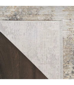 Nourison Abstract Hues Beige Grey ABH01 5ft.3in. x 7ft.6in. Rect. Rug