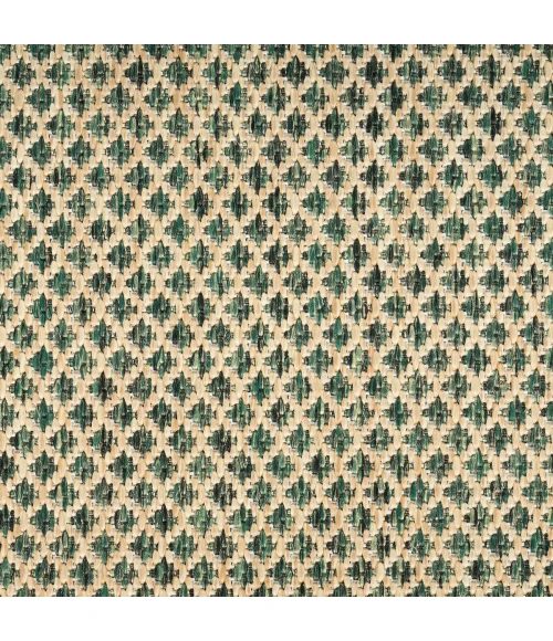 Nourison Courtyard Green COU01 2 ft. 2 in. X 8 ft. Rect. Rug
