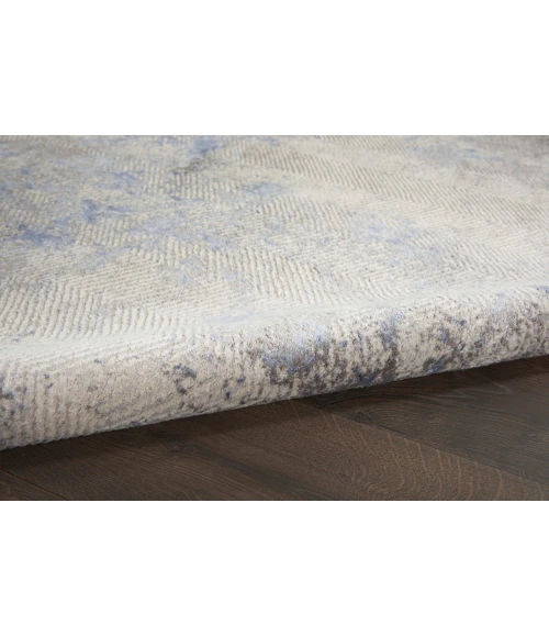 Nourison Home Silky Textures Blue SLY04 3ft.11in. x 5ft.11in. Rect. Rug