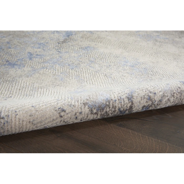 Nourison Home Silky Textures Blue SLY04 3ft.11in. x 5ft.11in. Rect. Rug