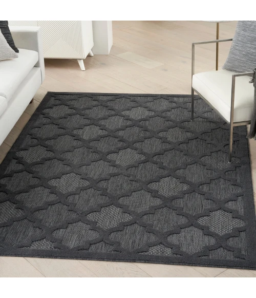 Nourison Easy Care Area Rug NES01 Charcoal/Black