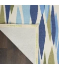 Waverly Sun N' Shade Blue SND01 6ft.6in. x Square Square Rug