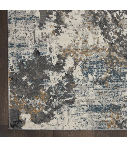 Nourison Home Tangra Grey TNR01 4ft. x 6ft. Rect. Rug