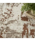 Nourison Quarry Ivory Rust QUA01 12ft. x 15ft. Rect. Rug