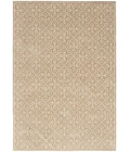 Nourison Washable Charm Beige Ivory WCH03 4 ft. X 6 ft. Rect. Rug