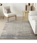 Nourison Home Rustic Textures Grey RUS12 3ft.11in. x 5ft.11in. Rect. Rug