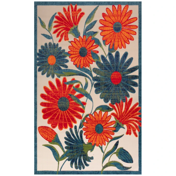 Nourison Aloha Ivory Multicolor ALH33 12 ft. X 15 ft. Rectangle Rug
