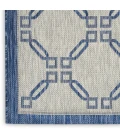 Nourison Country Side Ivory Blue CTR02 2ft.2in. x 7ft.6in. Rect. Rug