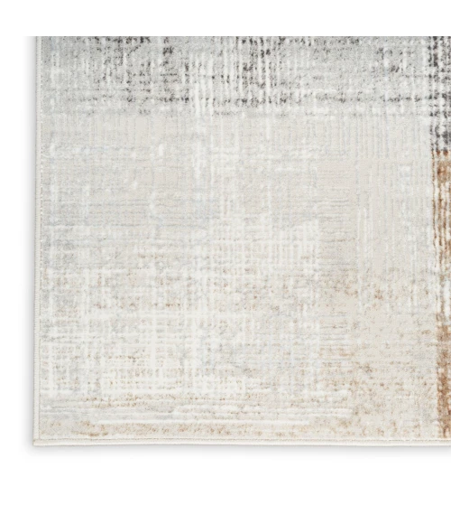 Nourison Sparkle Grey ILI04 8 ft. Rect. Rug