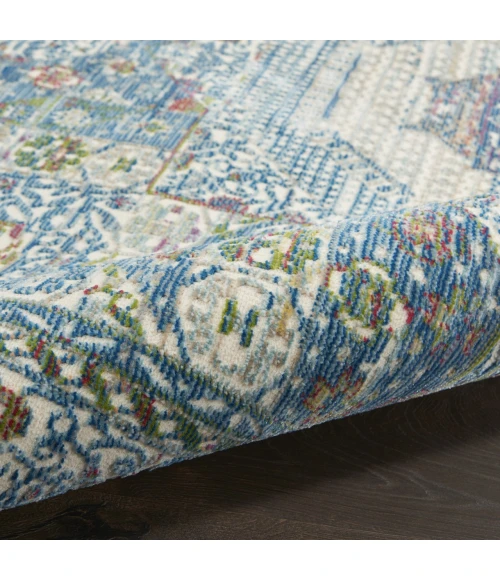 Nourison Home Ankara Global Blue ANR17 6ft. x Round Round Rug