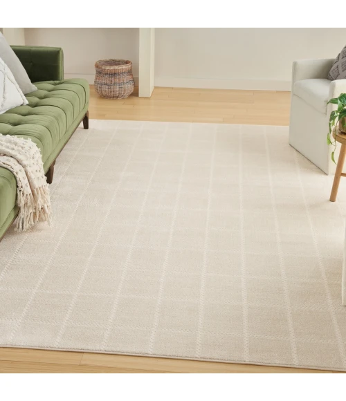 Nourison Serenity Home Ivory Cream SRH05 6 ft. X 9 ft. Rect. Rug