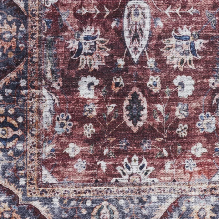 Nourison Home Grand Washables Red GRW06 5ft.3in. x 7ft.3in. Rect. Rug