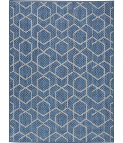 Nourison Home Horizon Indoor/Outdoor HOZ01 Denim 4 ft. X 6 ft. Area Rug