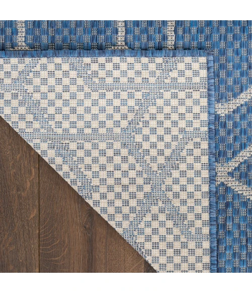 Nourison Horizon Indoor/Outdoor Denim HOZ01 6 ft. X 9 ft. Rect. Rug