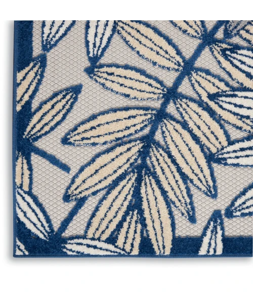 Nourison Aloha Area Rug ALH18-Ivory/Navy