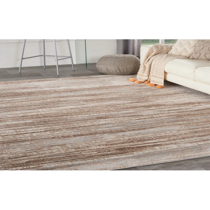 Nourison Elation Ivory Grey ETN01 8 ft. X 11 ft. Rectangle Rug