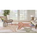 Nourison Aloha Ivory Multicolor ALH28 7 ft. 10 in. X 10 ft. 6 in. Rectangle Rug