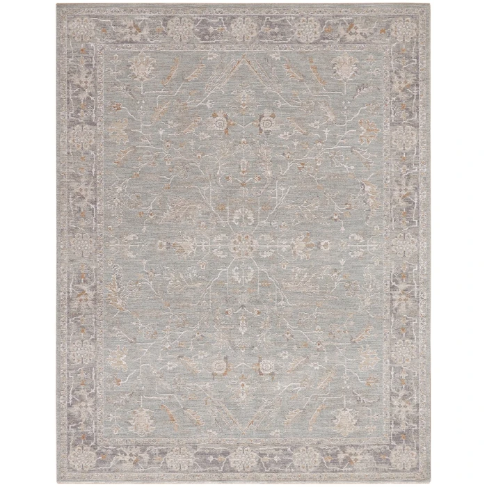 Nourison Infinite Blue Ivory IFT01 8 ft. X 10 ft. Rect. Rug