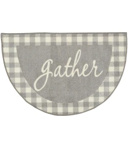 Nourison Home Accent Decor/Xmas 103JP Grey 3 ft. X 2 ft. Area Rug