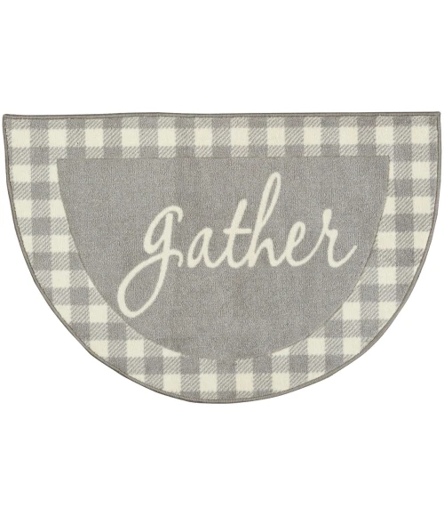 Nourison Accent Decor/Xmas Area Rug 103JP-Grey