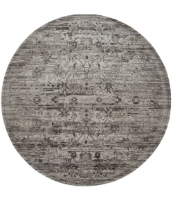 Nourison Home Twilight TWI01 Silver 8 ft. Round Area Rug