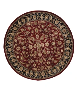 Nourison Home Nourison 2000 2002 Burgundy 6 ft. Round Area Rug