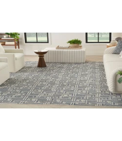 Nourison Home Serenity Home SRH04 Blue Ivory 9 ft. X 12 ft. Area Rug