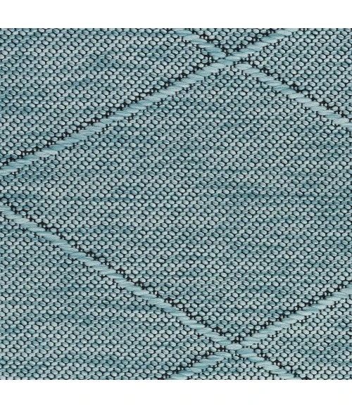 Nourison Washable Solutions Aqua WSL01 8 ft. Rect. Rug