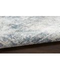 Nourison Astra Machine Washable Blue Ivory ASW11 2 ft. X 6 ft. Rectangle Rug