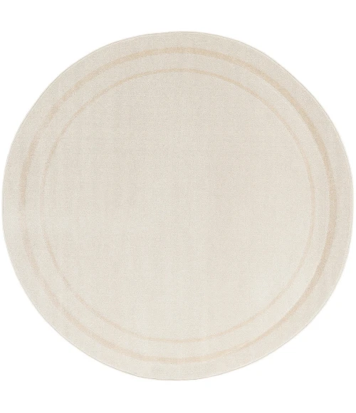 Nourison Home Nourison Essentials Ivory Gold NRE02 4 ft. Round Rug