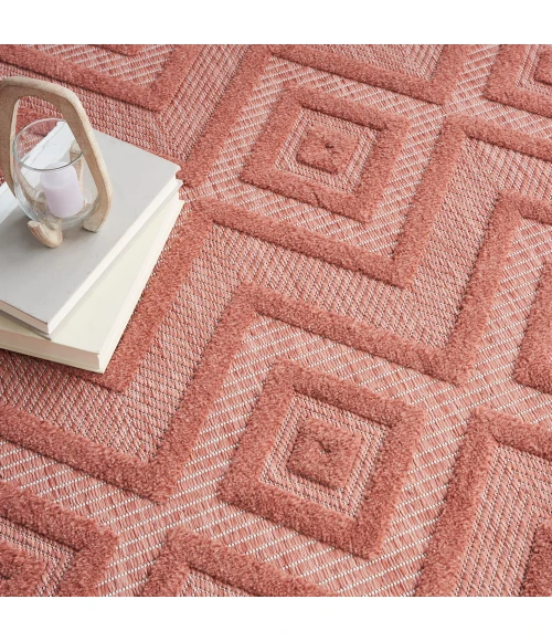 Nourison Versatile Area Rug NRV01 Coral/Orange