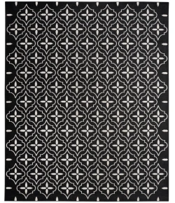 Nourison Home Nourison Essentials NRE04 Black Ivory 8 ft. X 10 ft. Area Rug