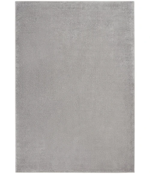 Nourison Essentials Silver Grey Area Rug NRE01-Silver Grey