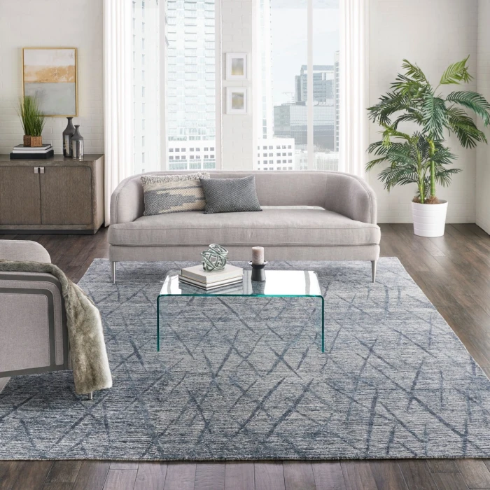 Nourison Ocean Indigo OCP02 9 ft. X 12 ft. Rect. Rug