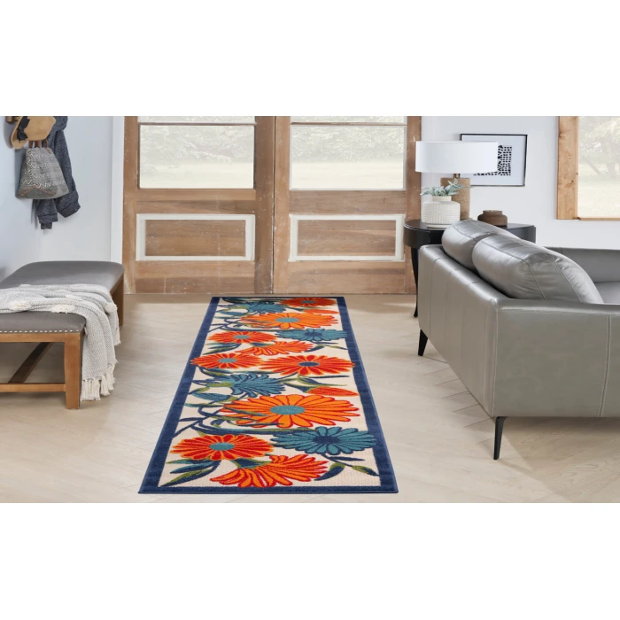Nourison Aloha Multicolor ALH33 2 ft. 3 in. X 8 ft. Rectangle Rug