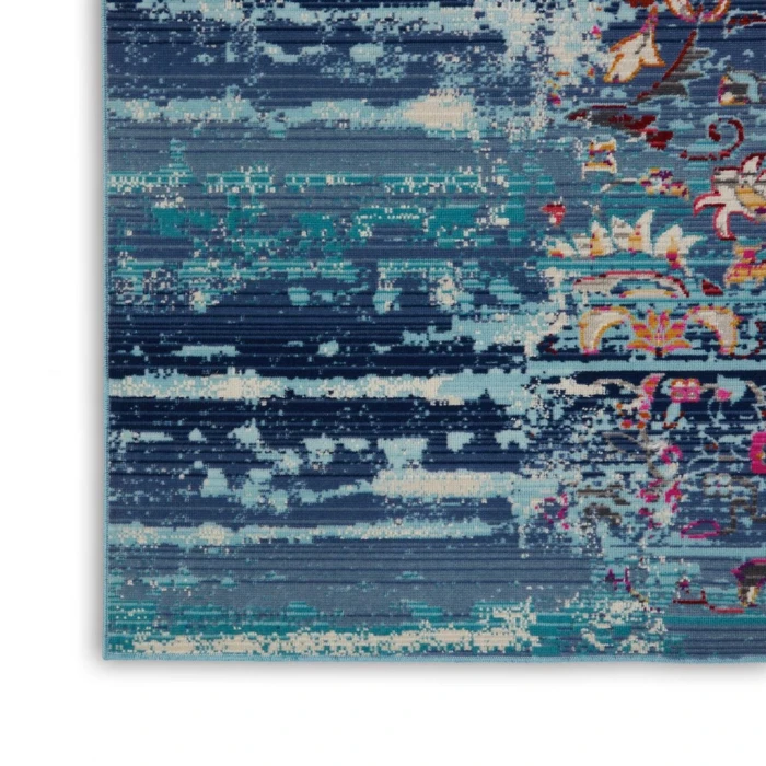 Nourison Vintage Kashan Area Rug VKA02-Blue