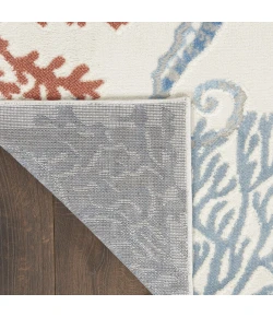 Nourison Seaside Ivory Multicolor SDS03 4ft. x 6ft. Rect. Rug
