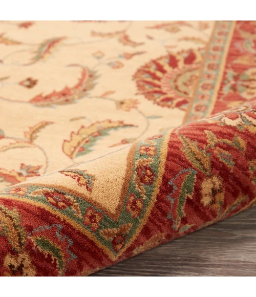 Nourison Living Treasures Area Rug LI04-Ivory/Red