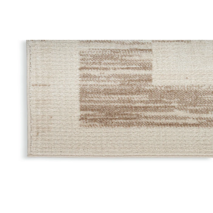 Nourison Serenity Home Mocha Ivory SRH07 3 ft. 11 in. X 5 ft. 11 in. Rectangle Rug