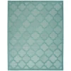 Nourison Home Easy Care NES01 Aqua Teal 7 ft. X 10 ft. Area Rug