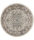 Nourison Quarry Ivory Grey QUA05 5 ft. X Round Rug