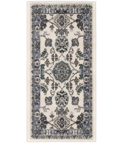 Nourison Home Nourison Essentials Ivory Blue NRE05 2 ft. X 4 ft. Rectangle Rug
