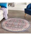 Nourison Vintage Kashan Area Rug VKA05-Grey/Multi